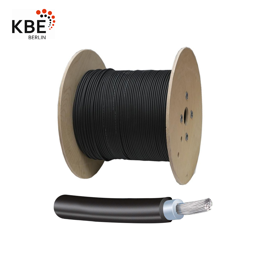 KBE - Câble Solaire - 6 mm² - Noir - Touret de 500m