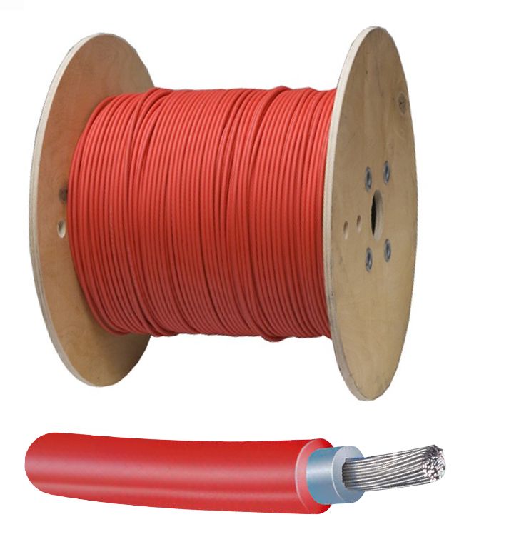 KBE - Câble Solaire - 4 mm² - Rouge - Touret de 500m